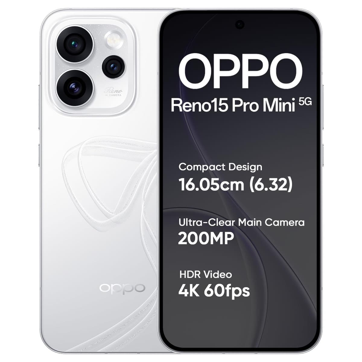 Oppo Reno15 Pro Mini 5G 512GB White