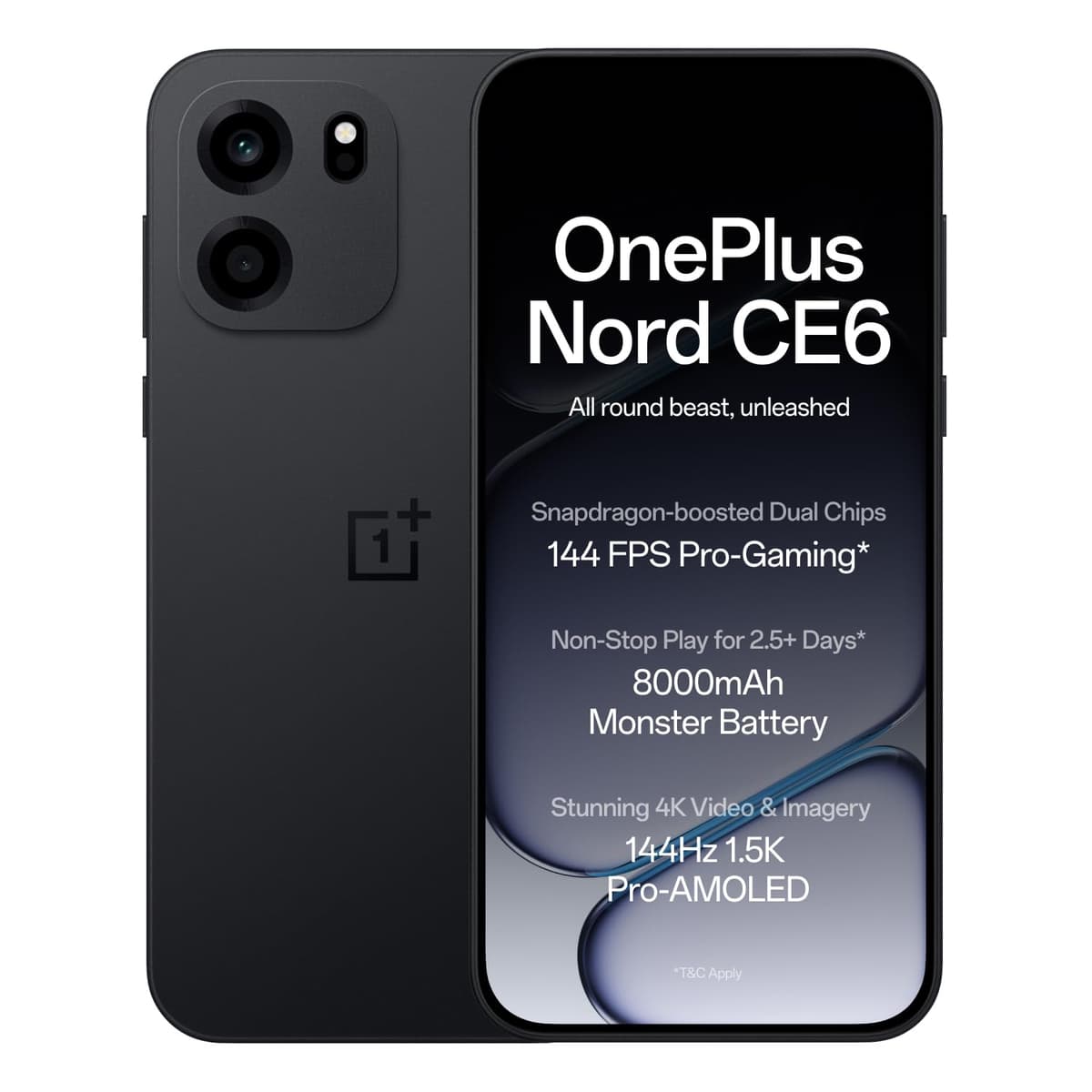 OnePlus Nord CE 6 8GB 256GB Pitch Black